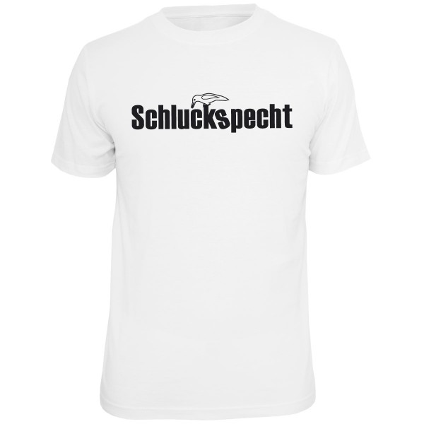 Schluckspecht Shirt - Weiss