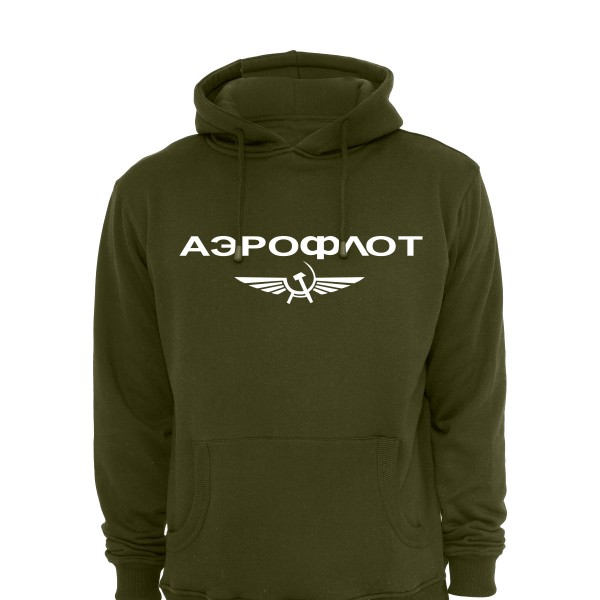 Aeroflot Hoody - Khaki